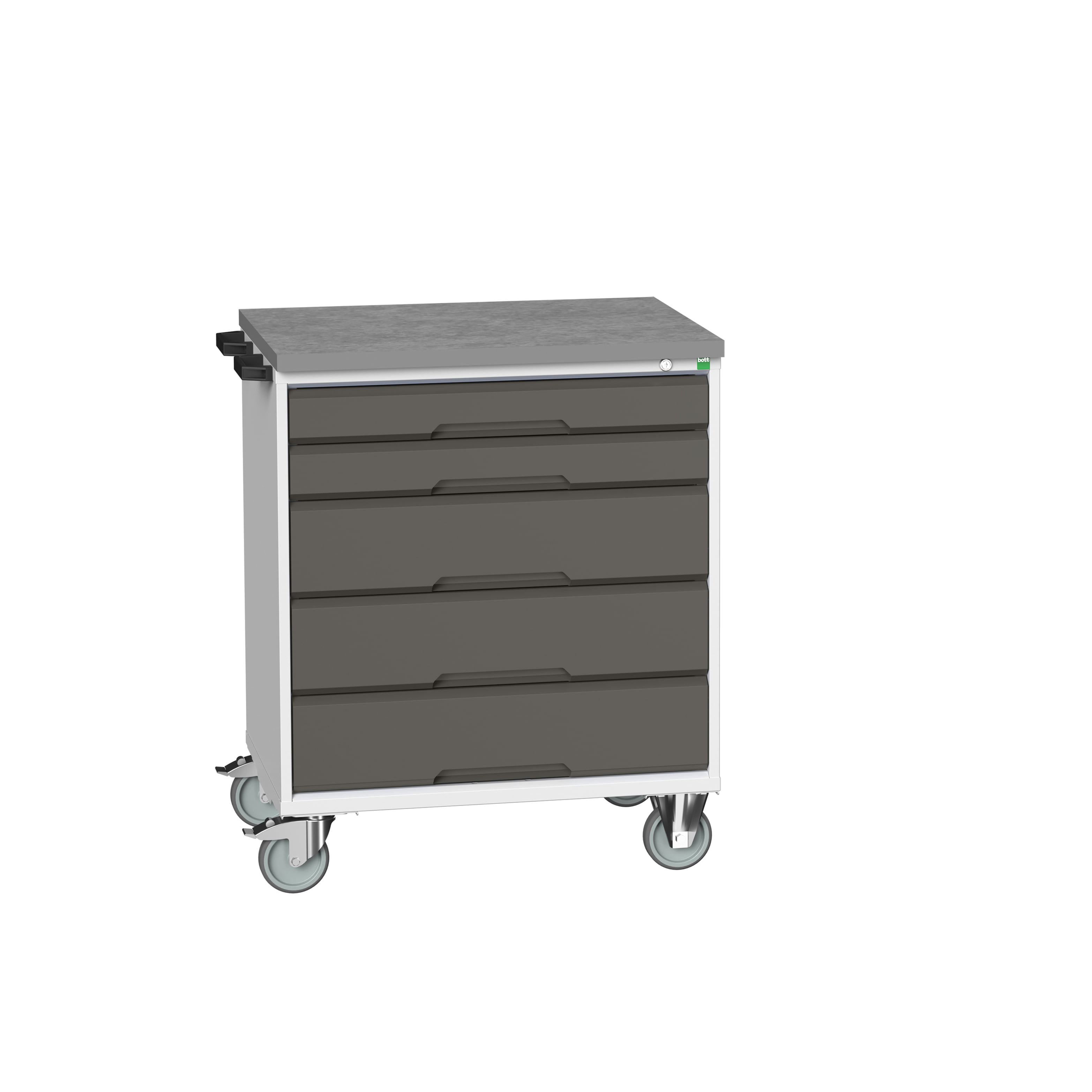 Moveable drawer unit in Anthracite Grey