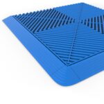 blue corner tile for tuff floor tile