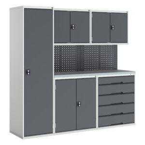 storage cabinet unit in black