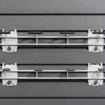 pool cue and fishing pole hook rack front view