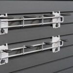 pool cue and fishing pole hook rack