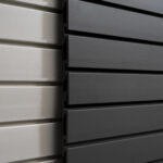 flexipanel grey and black slatwall panels